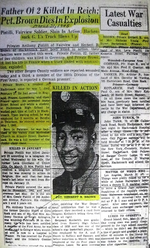 Article March 31, 1945
